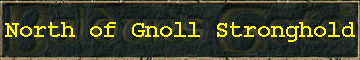 North of Gnoll Stronghold